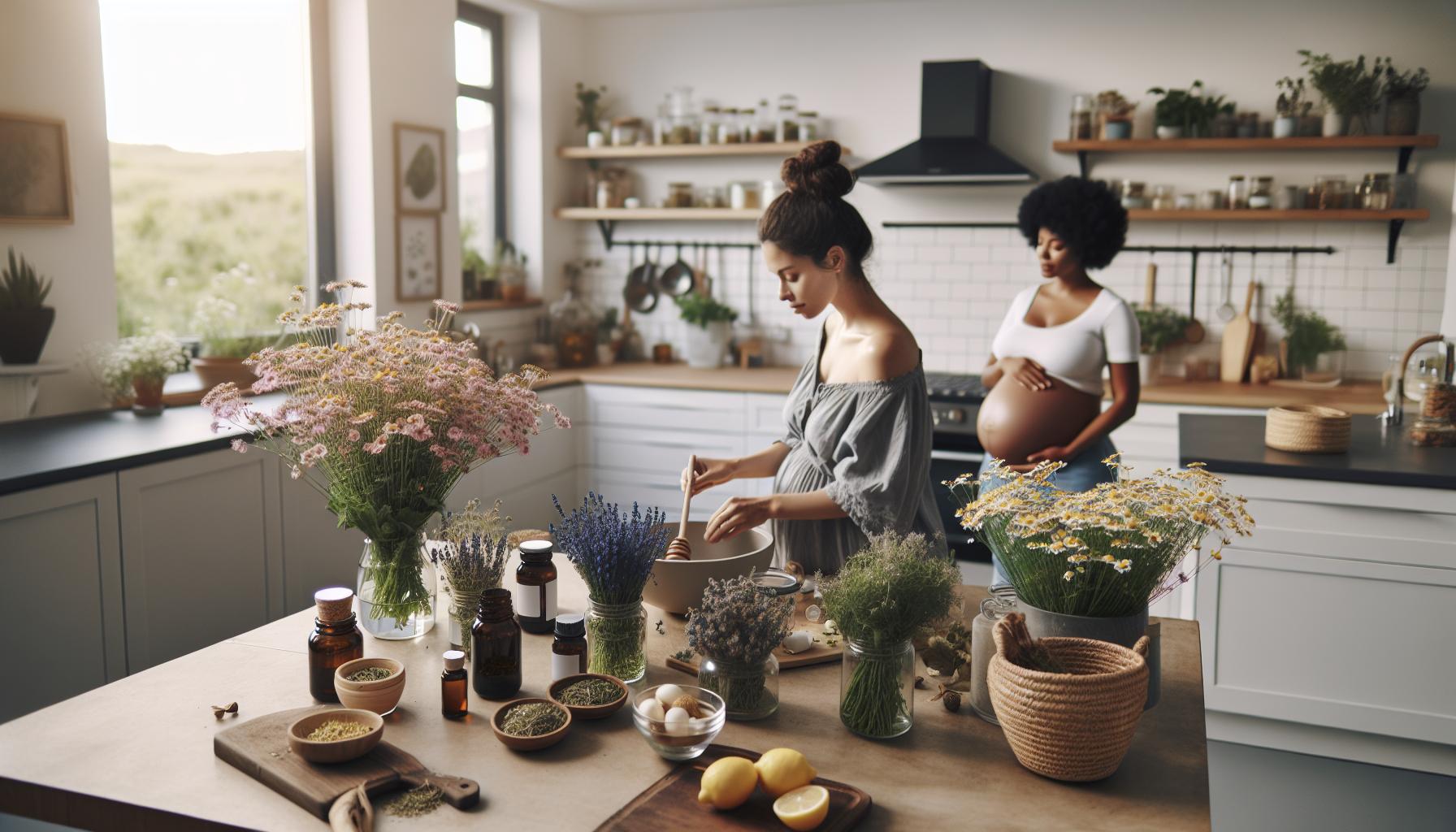 Alternativas naturales al hipérico durante el embarazo