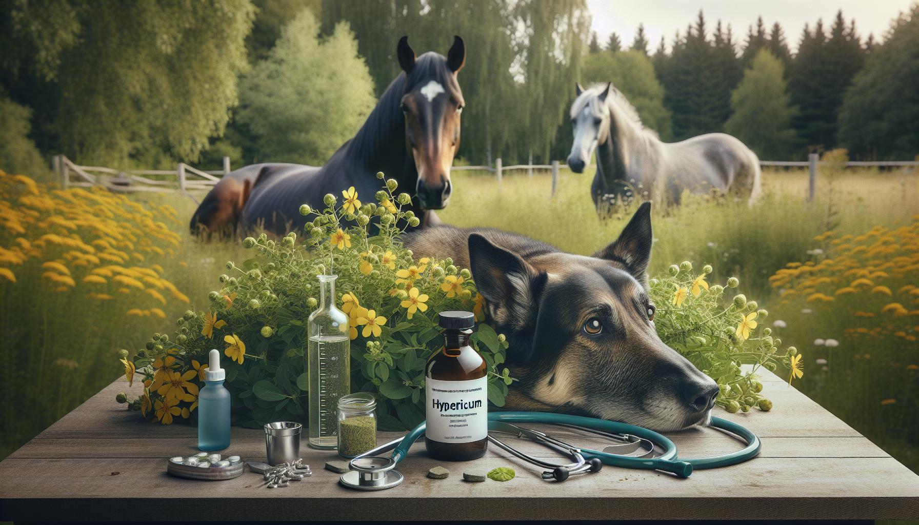 Beneficios del Hipérico para la Salud Animal