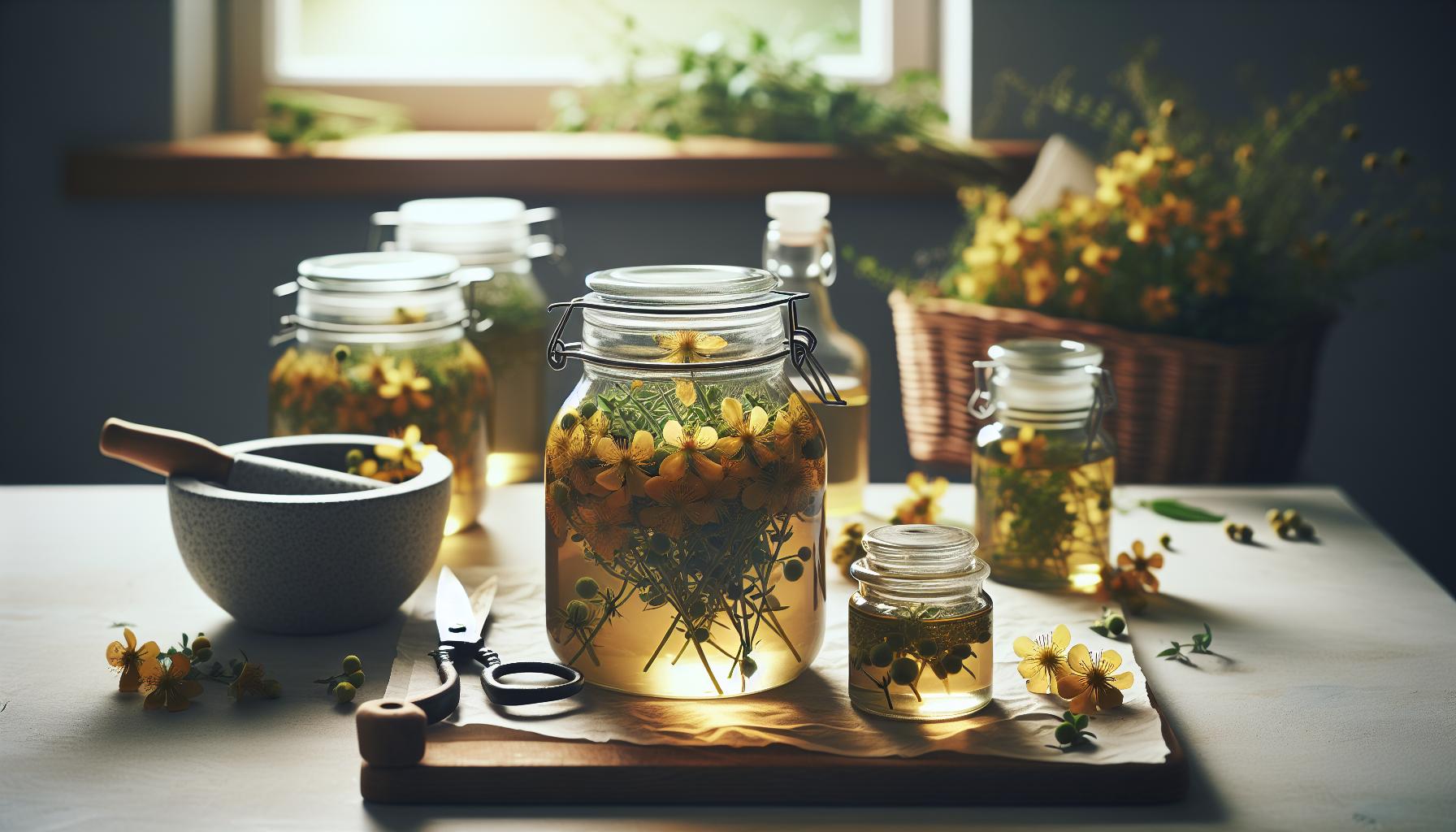 Beneficios de Macerar Hipérico en casa