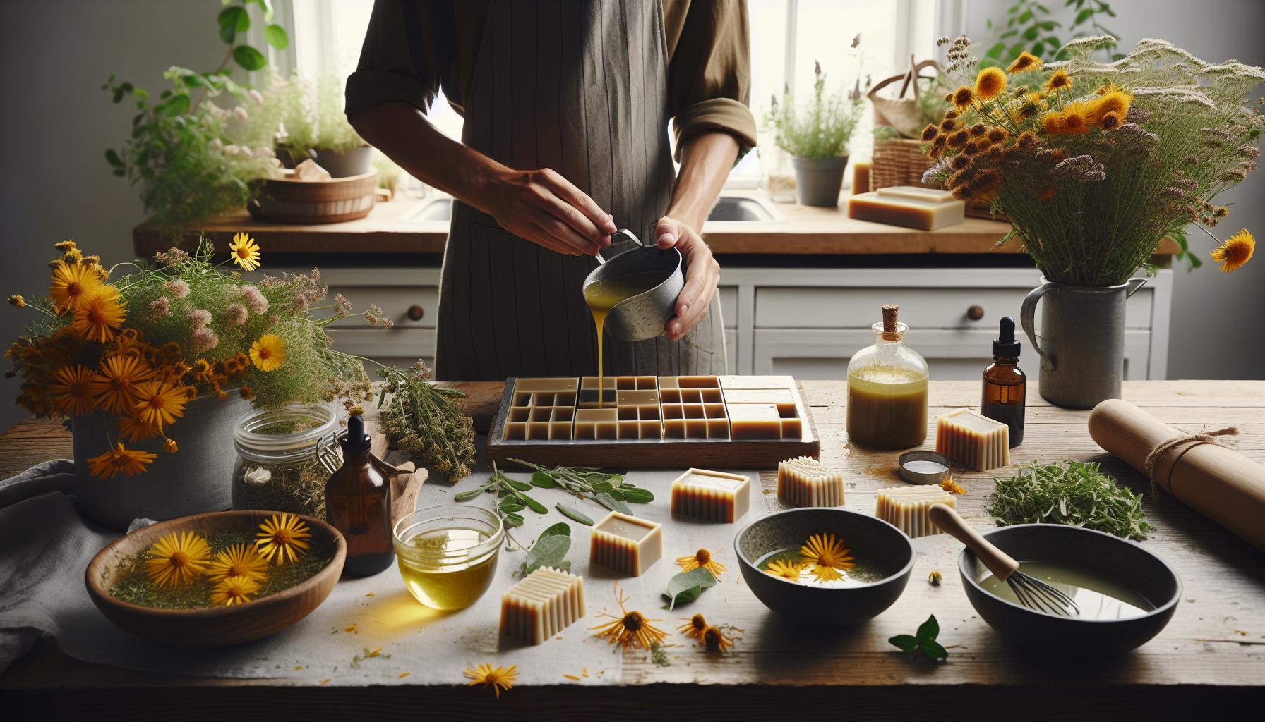 Cómo Elaborar Jabón de Hipérico y Caléndula