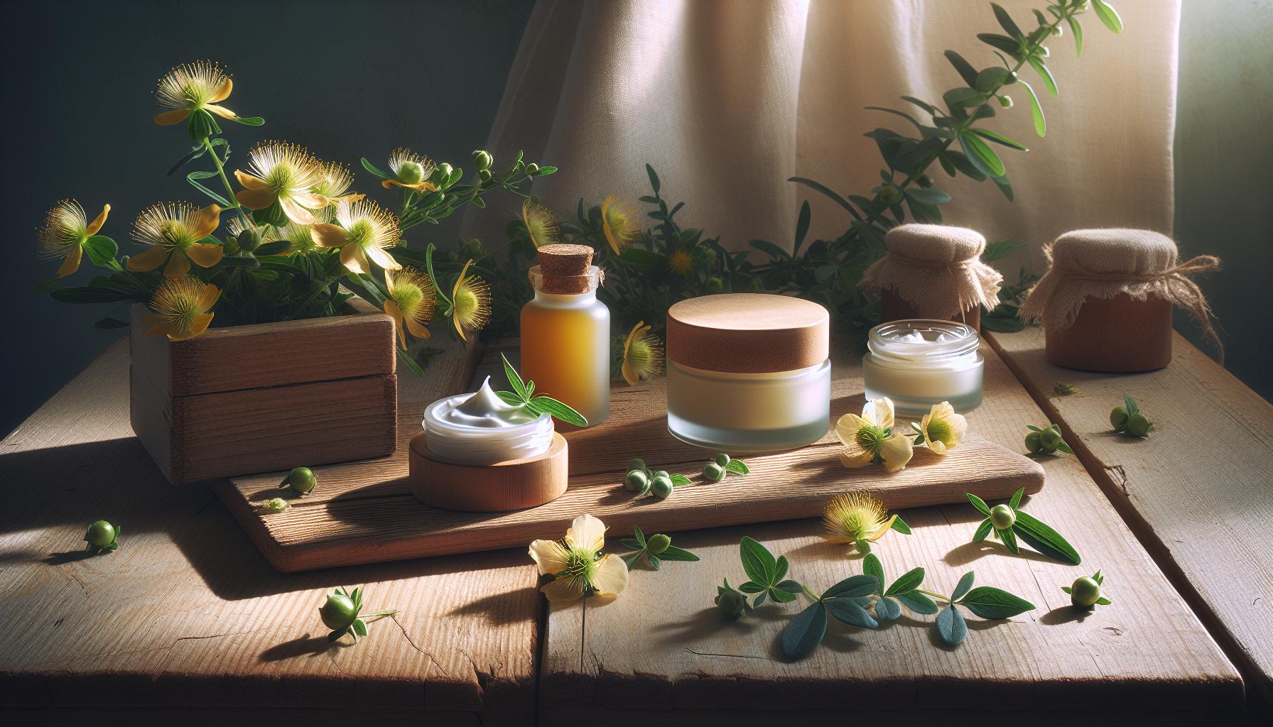 Cremas y Ungüentos Caseros con Hipérico