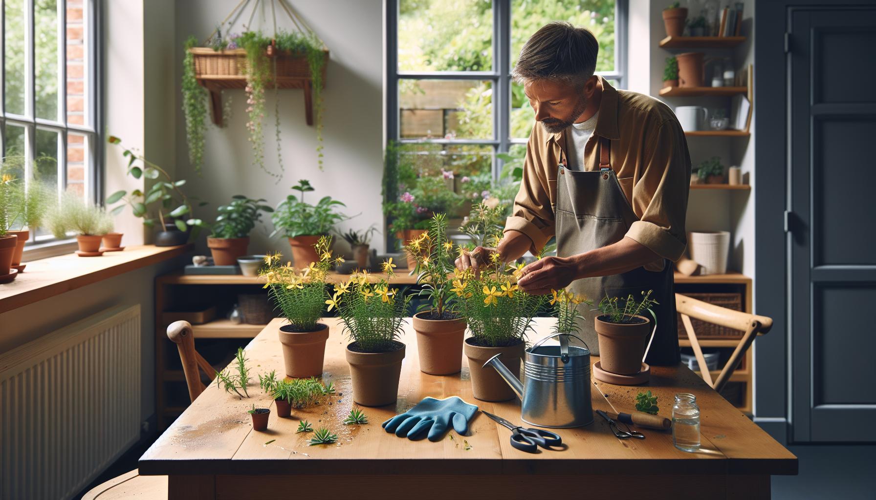 Cultivo y Cuidado del Hipérico en Casa