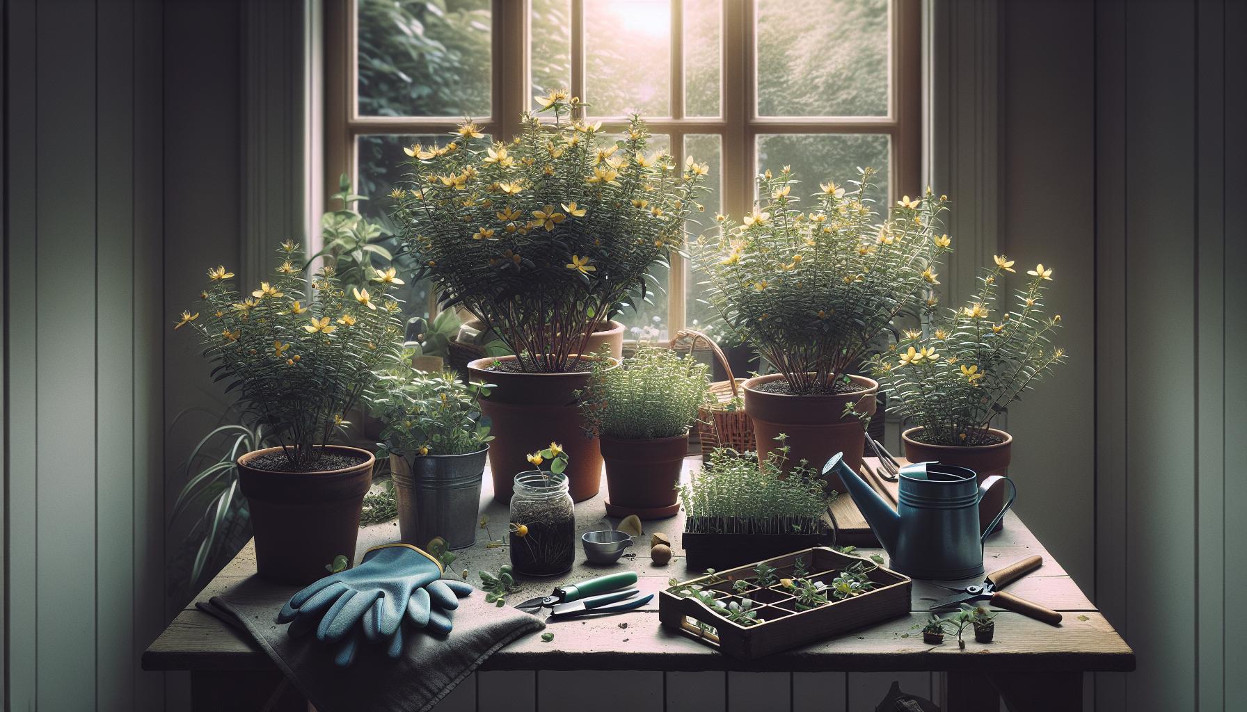 Cultivo y cuidado del Hipérico en casa