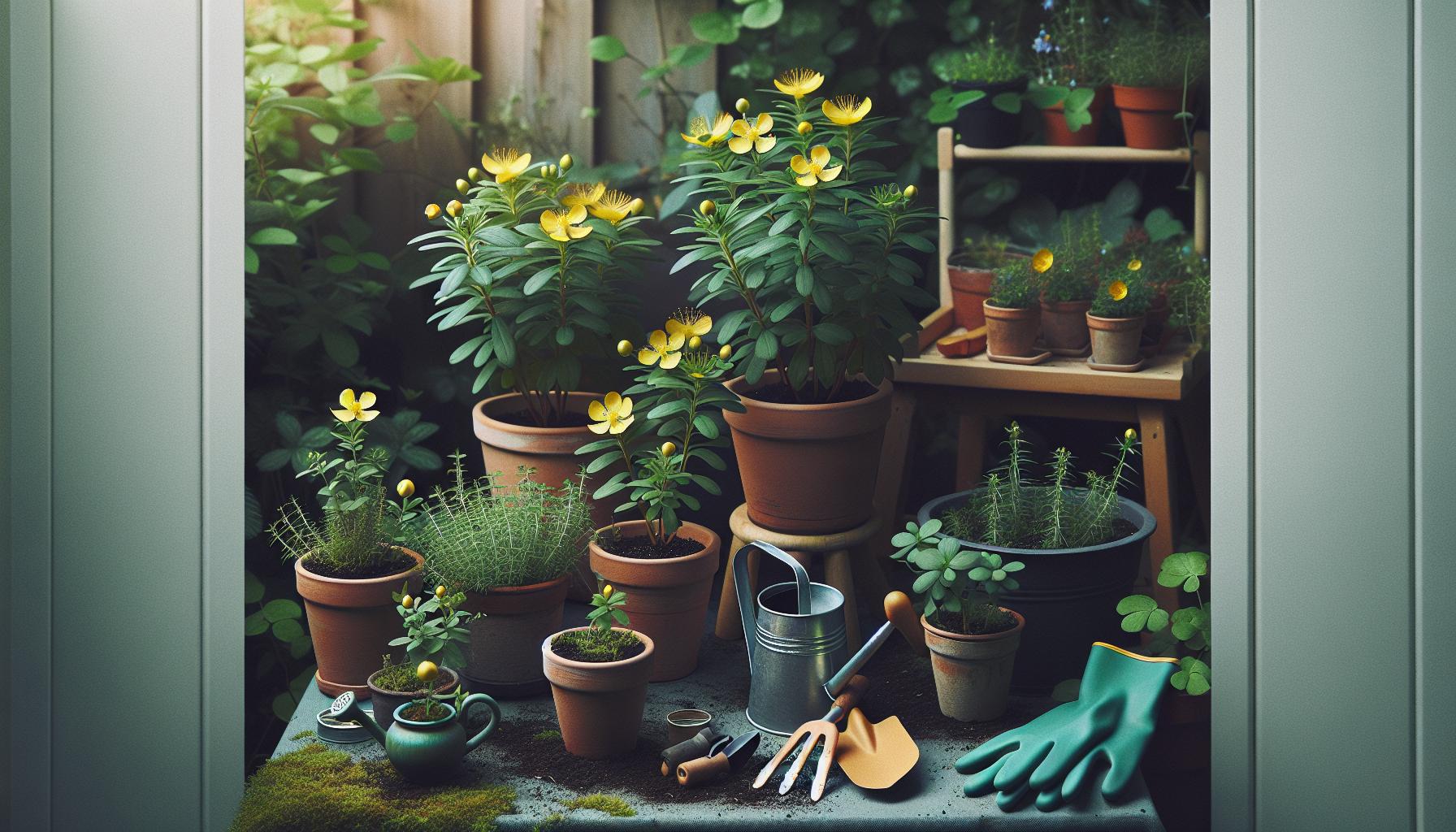 Cultivo de Hipérico en Casa