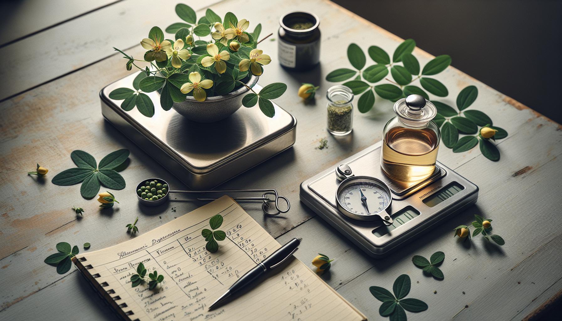 Guía de dosificación para hipérico