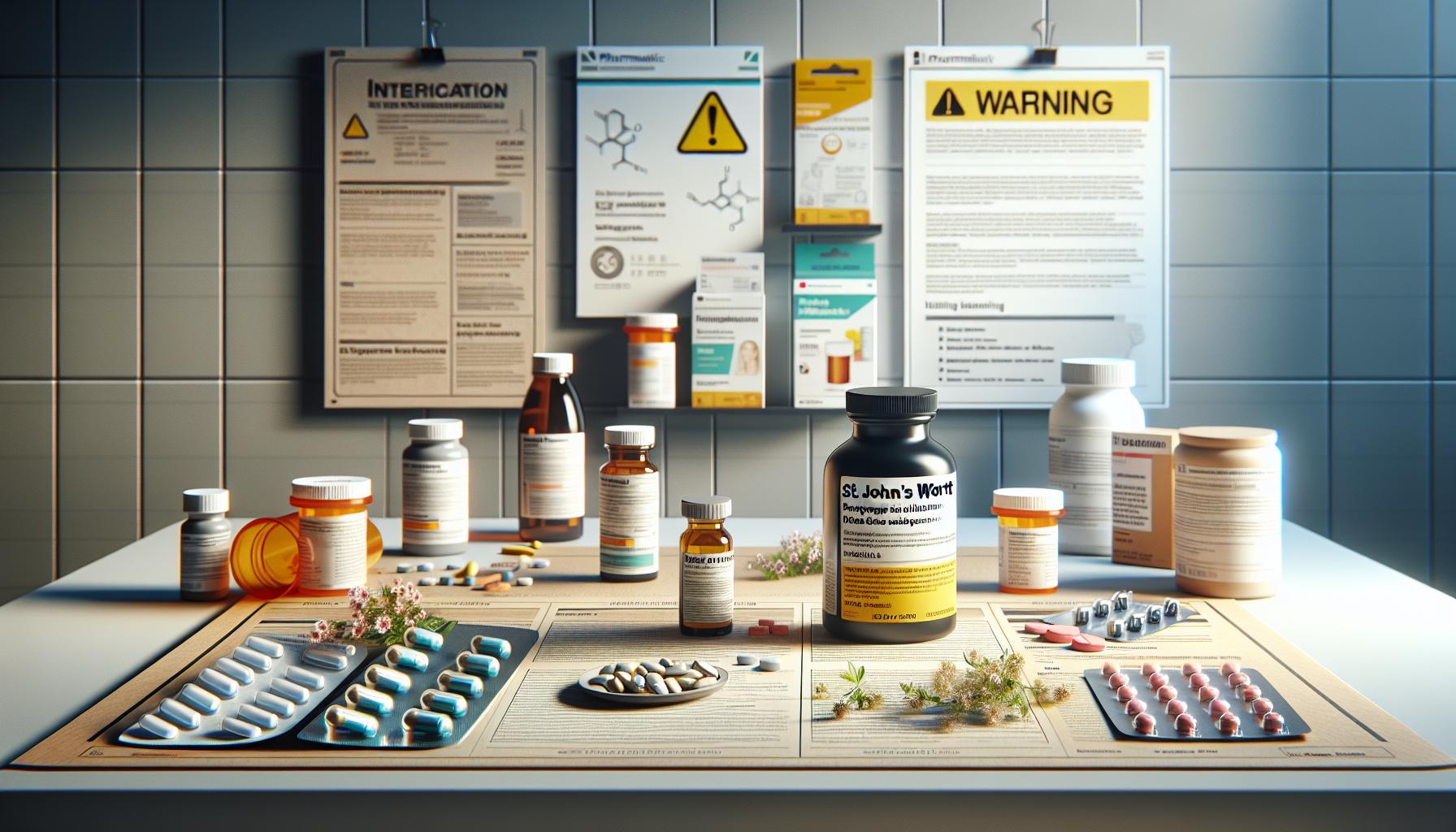 Interacciones del hipérico con otros medicamentos