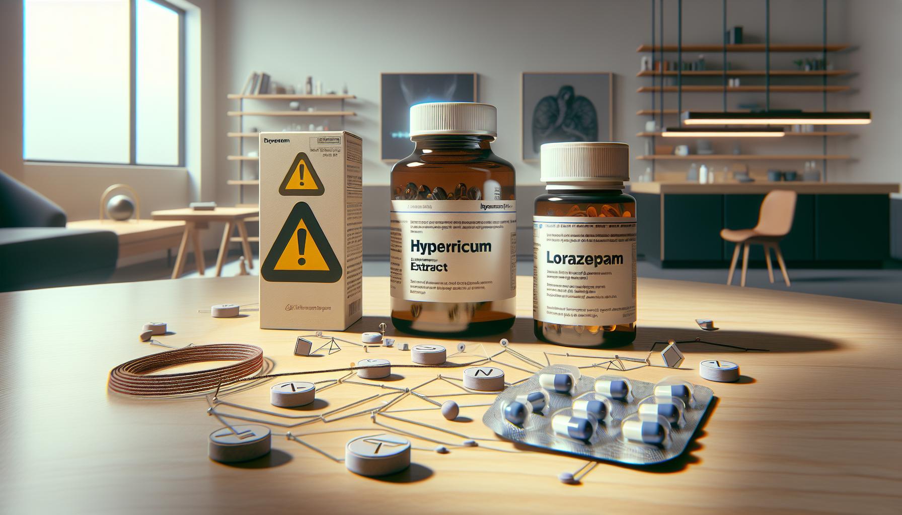Interacciones entre Hipérico y Lorazepam