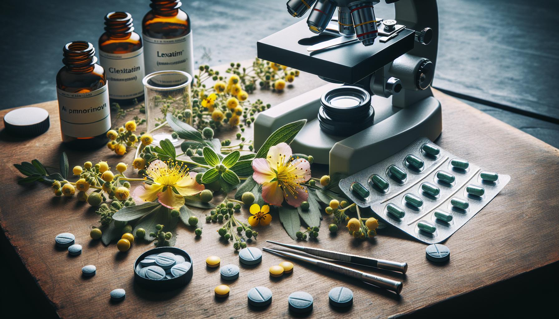 Mecanismo de Acción del Hipérico y Lexatín