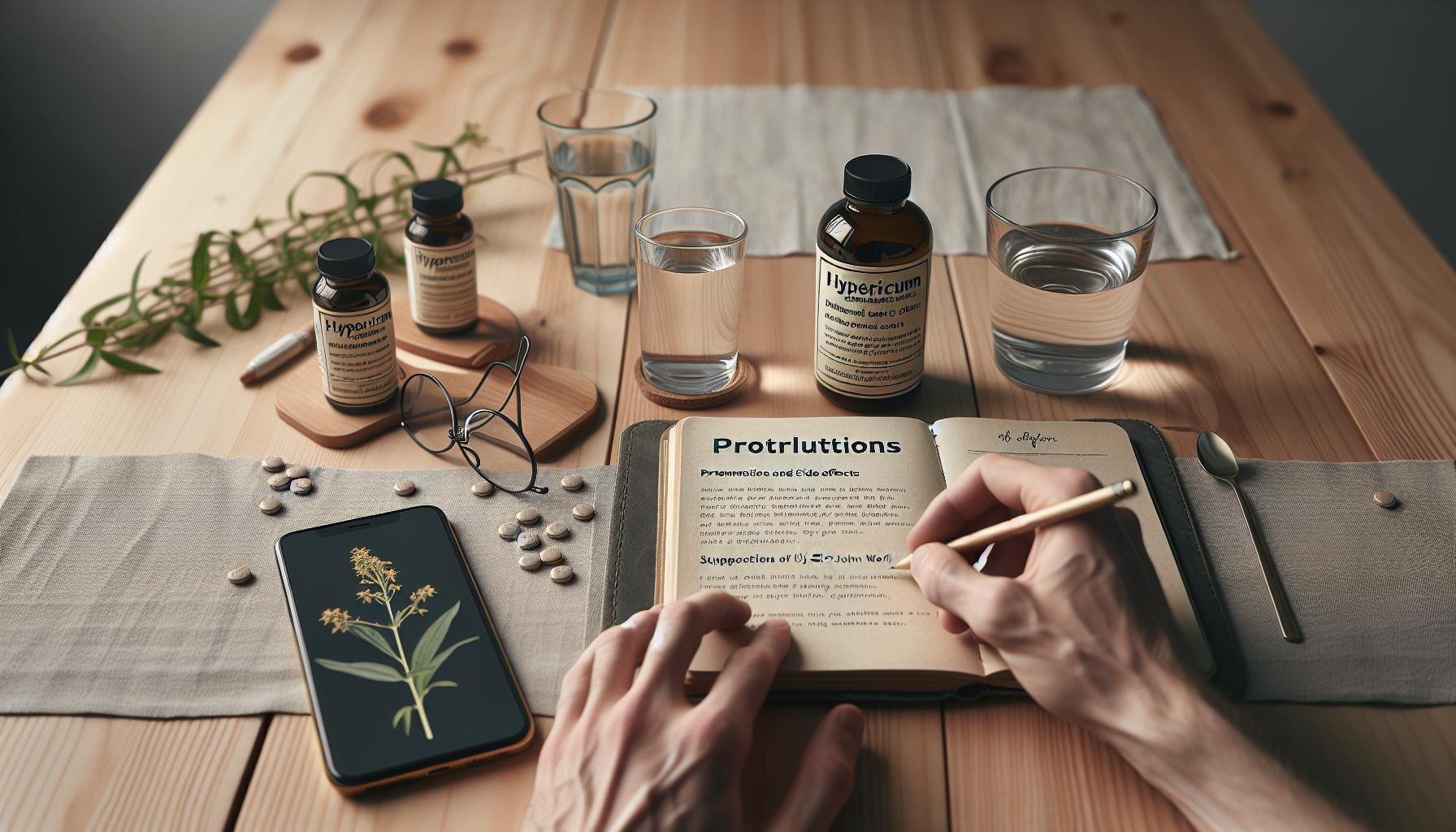 Precauciones y efectos secundarios del hipérico