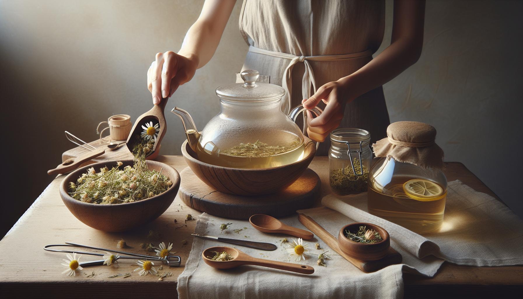 Preparación Tradicional de Infusión de Hipérico