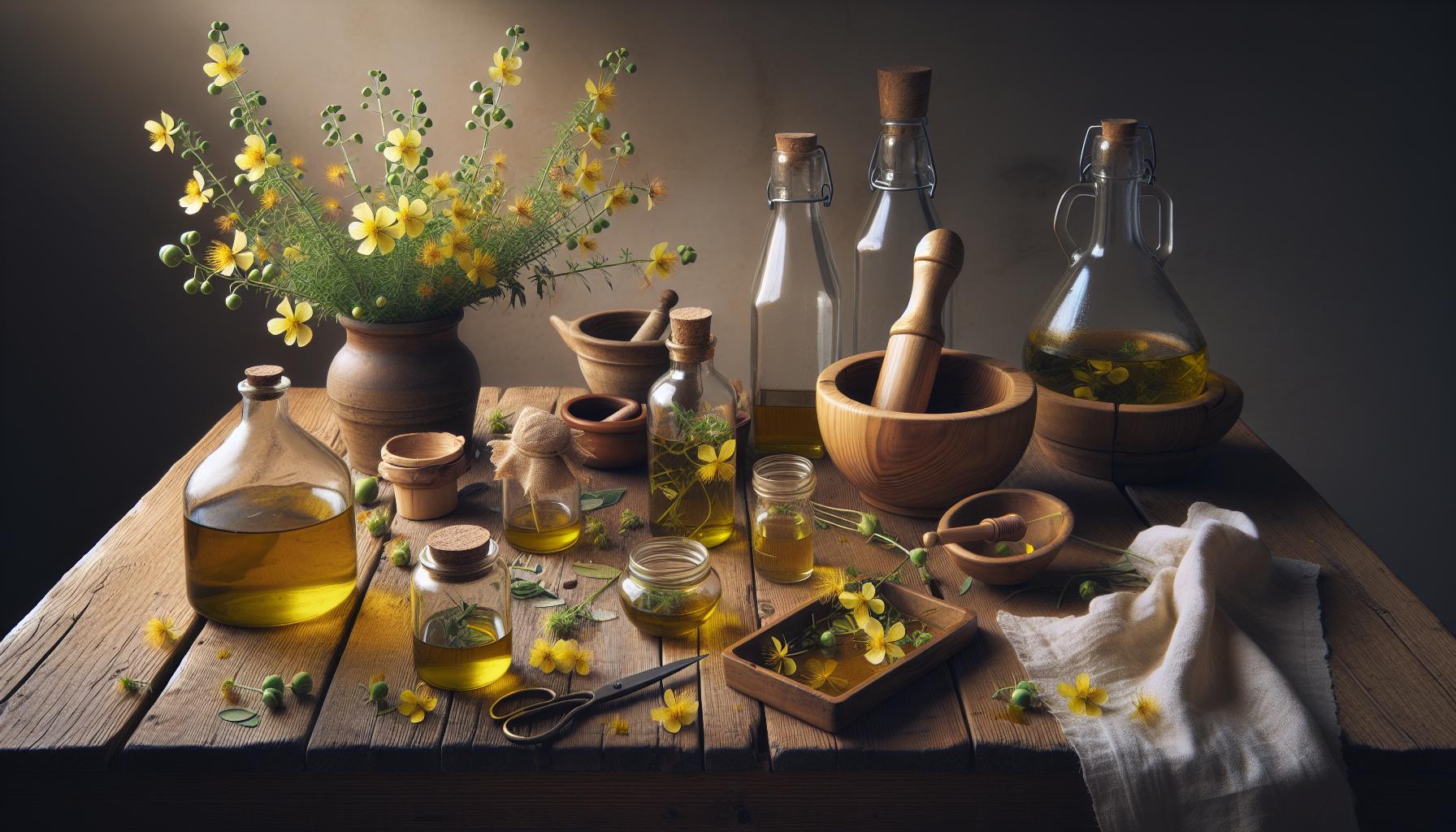 Preparaciones Caseras de Aceite Hipérico