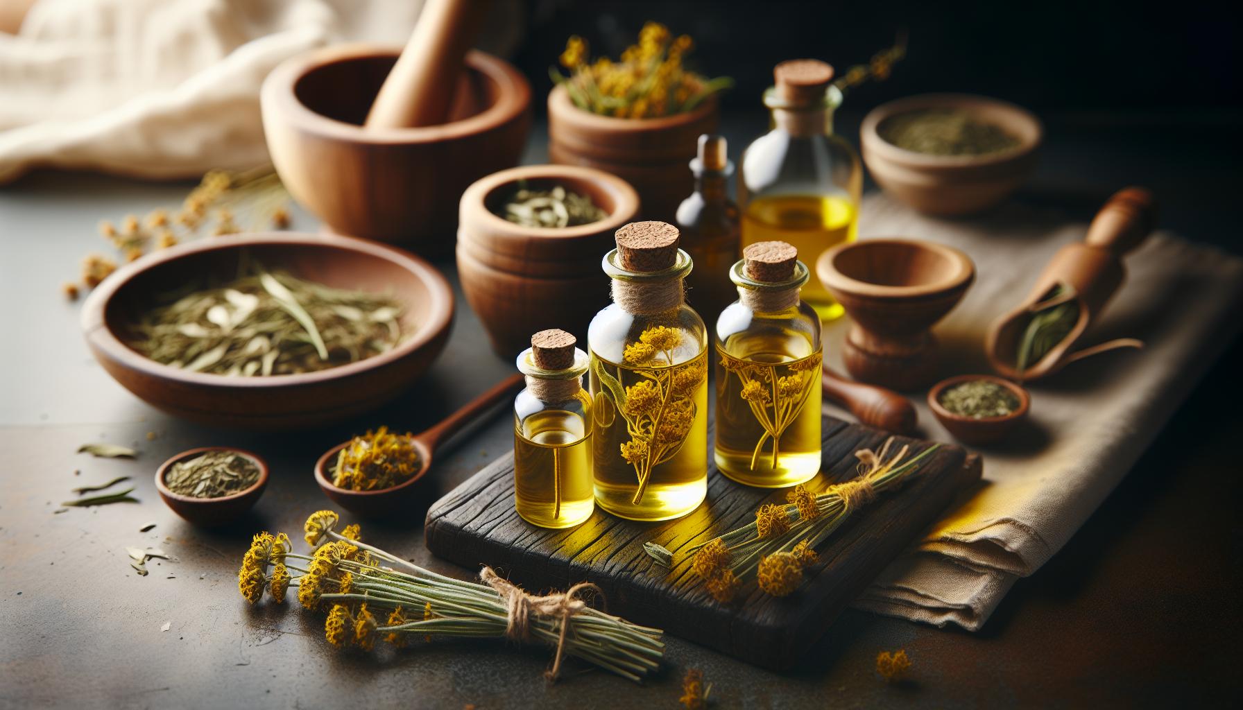 Preparaciones Caseras de Aceite de Pericón