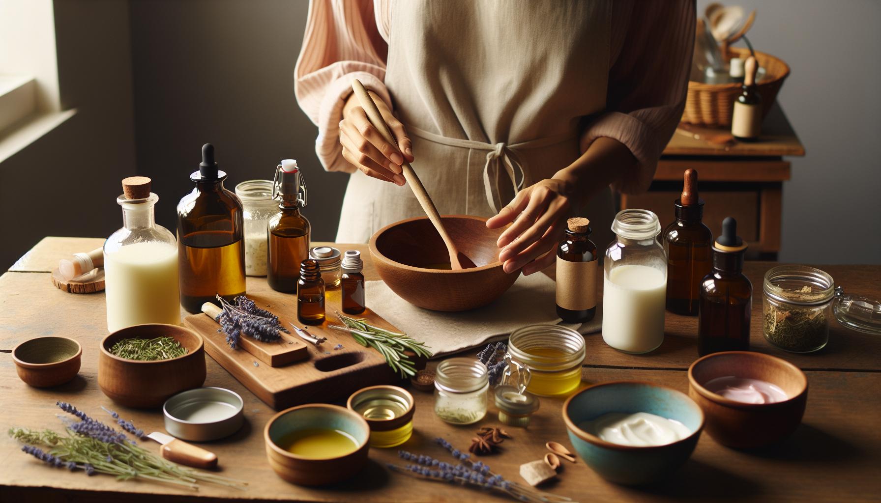 Preparaciones caseras: aceites y cremas