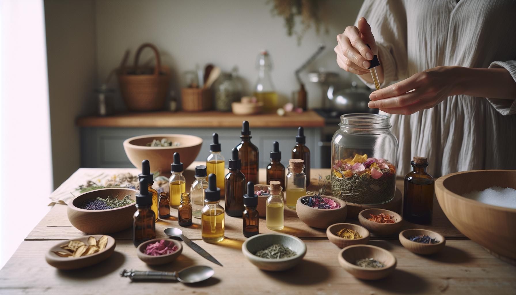 Preparaciones Caseras: Aceites, Cremas y Tinturas