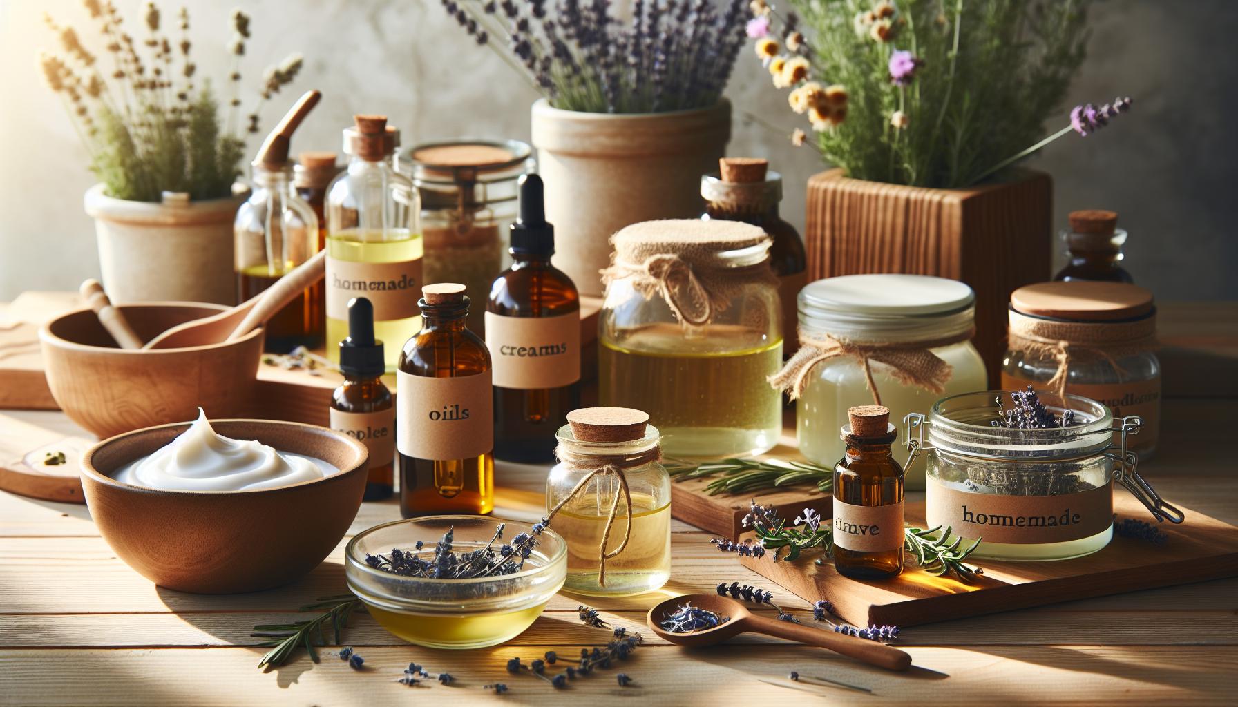 Preparaciones Caseras: Aceites, Cremas y Tinturas