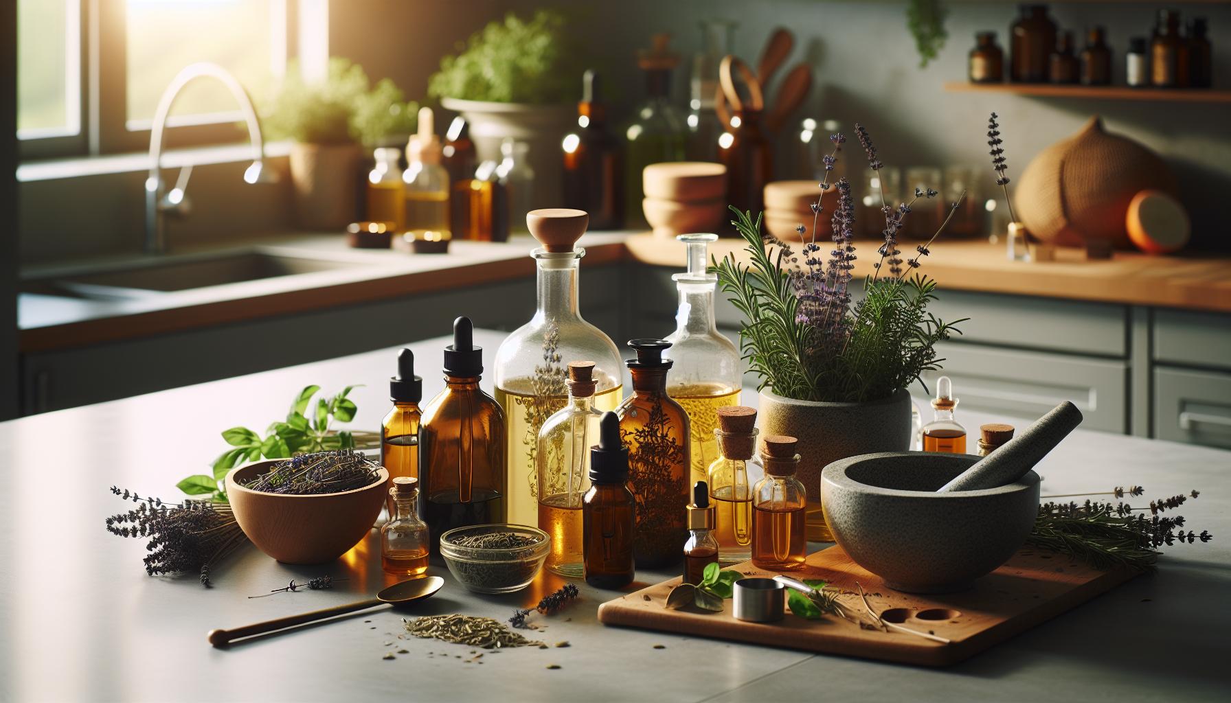 Preparaciones caseras: aceites y tinturas