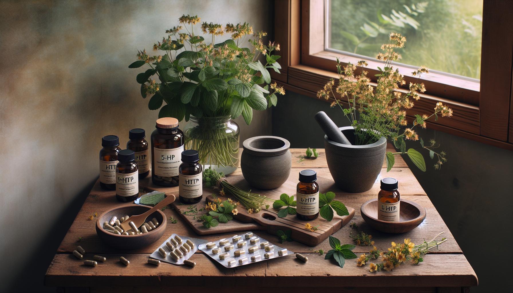 Preparaciones Caseras con 5-HTP y Hipérico