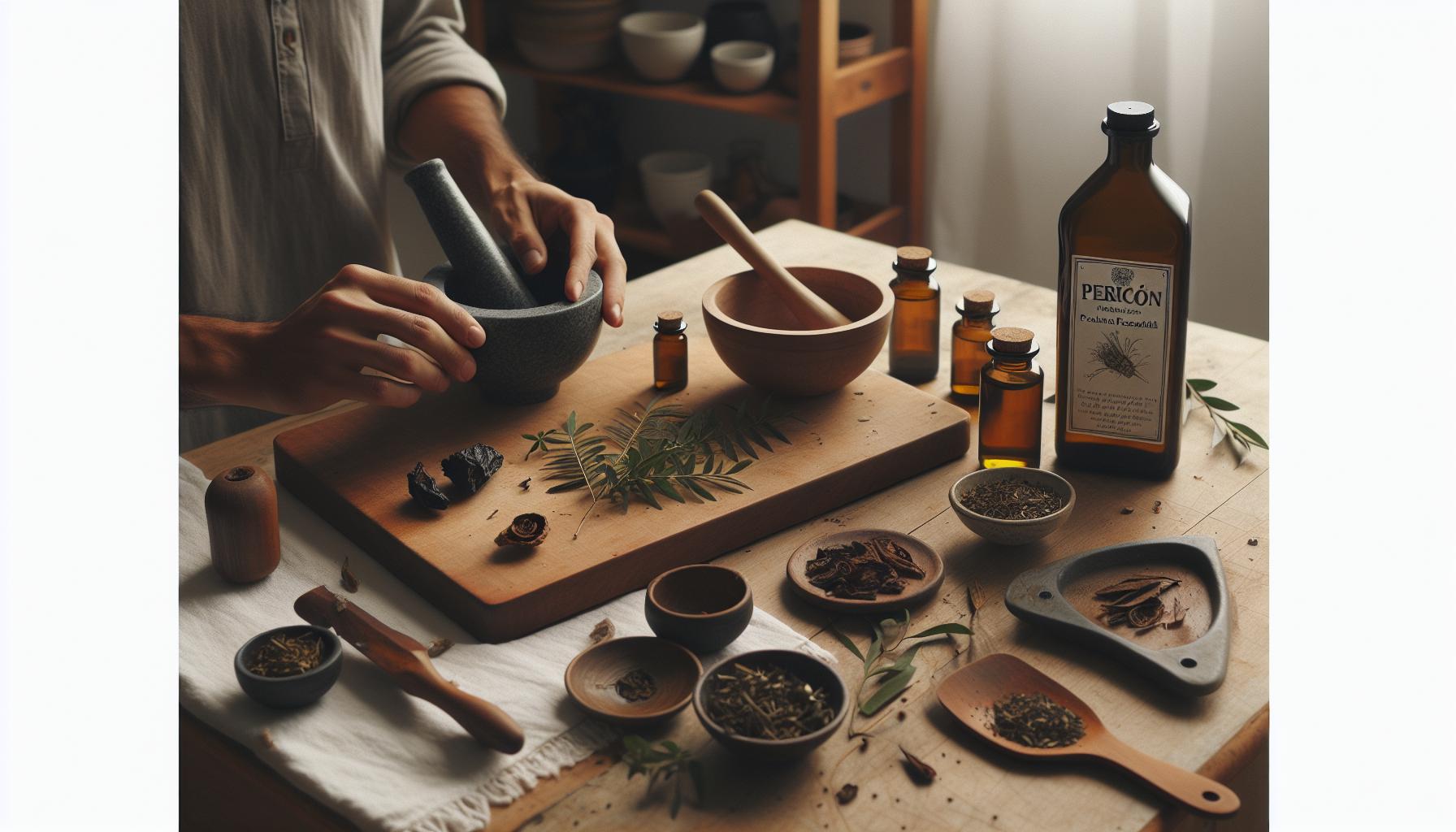 Preparaciones Caseras con Aceite de Pericón