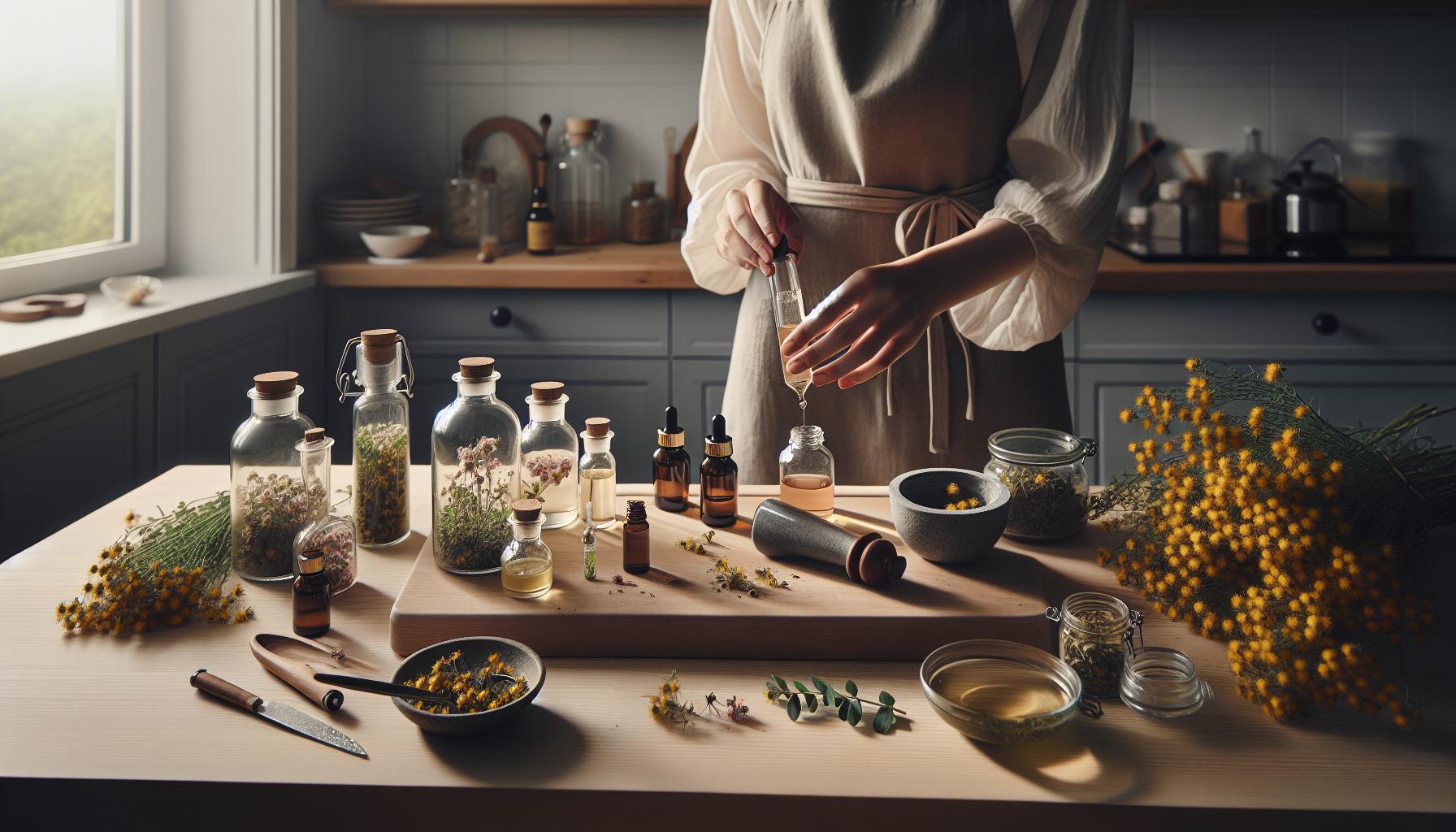 Preparaciones caseras con hipérico