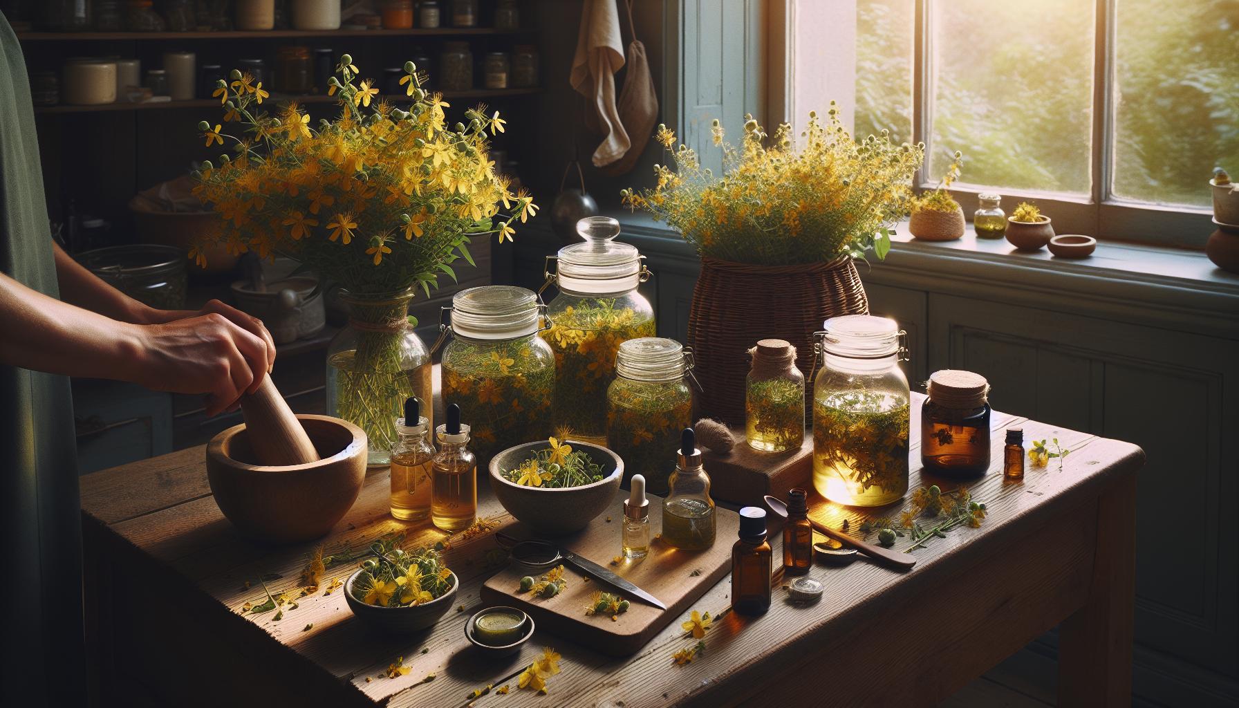 Preparaciones Caseras con Hipérico