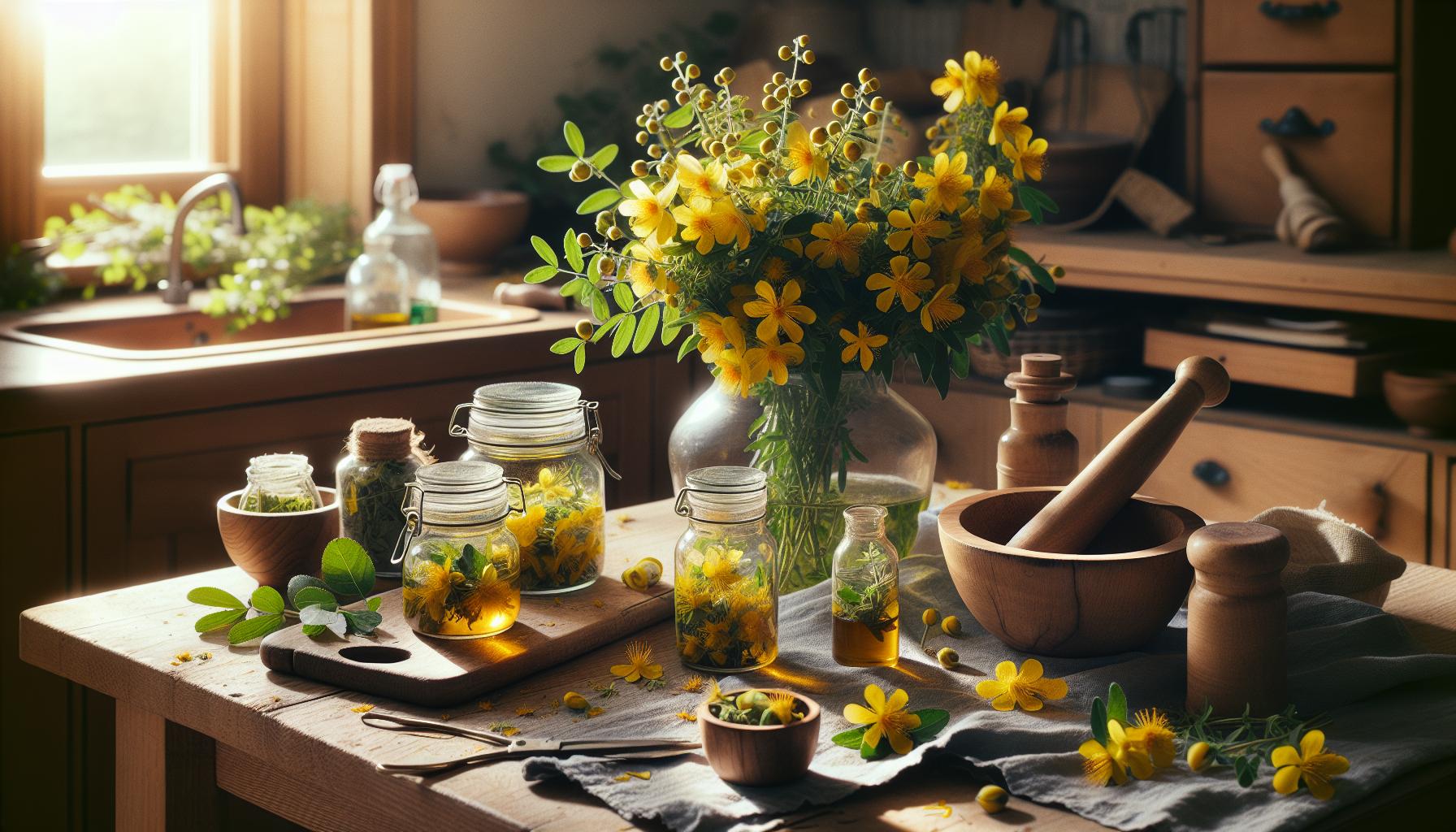 Arbusto Hipérico: Cultivo y Cuidados Esenciales 2 Preparaciones Caseras con Hipérico