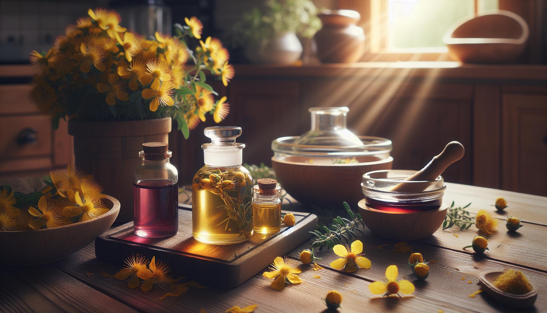 Preparaciones caseras de hipérico: Aceites y tinturas