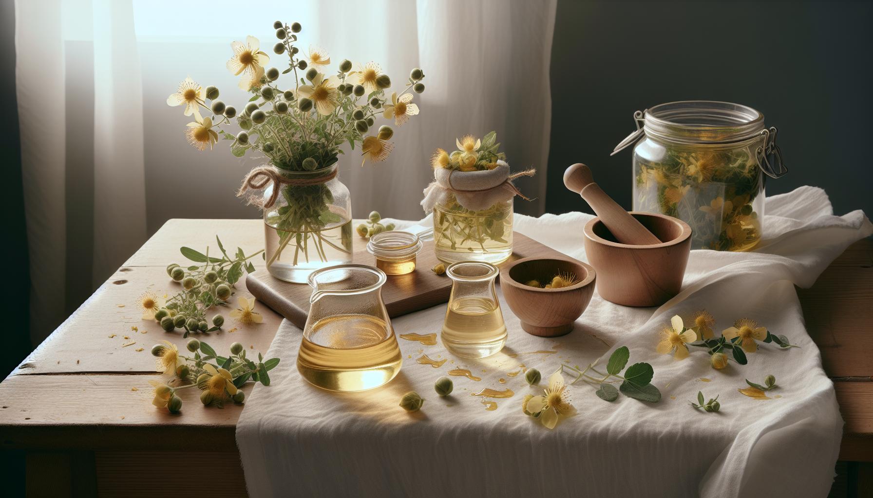 Preparaciones Caseras de Hipérico para la Protección Solar