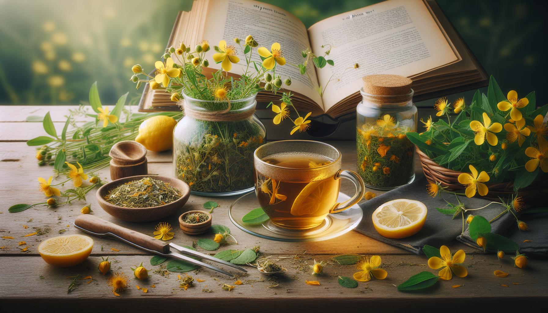 Propiedades y beneficios de la infusión de hipérico