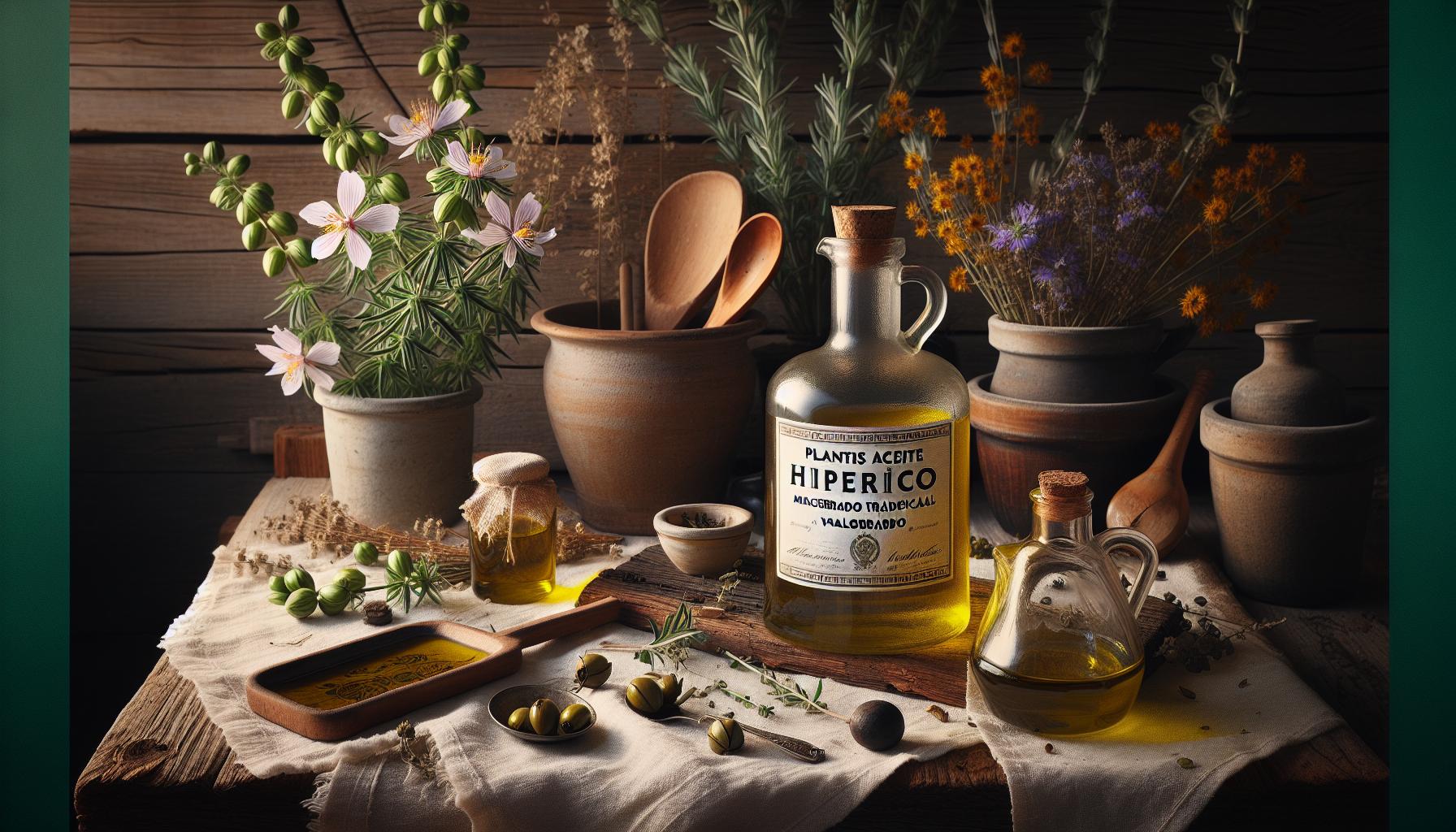 Plantis Aceite Hipérico: Macerado Tradicional Valorado 1 Plantis Aceite Hipérico: Macerado Tradicional Valorado