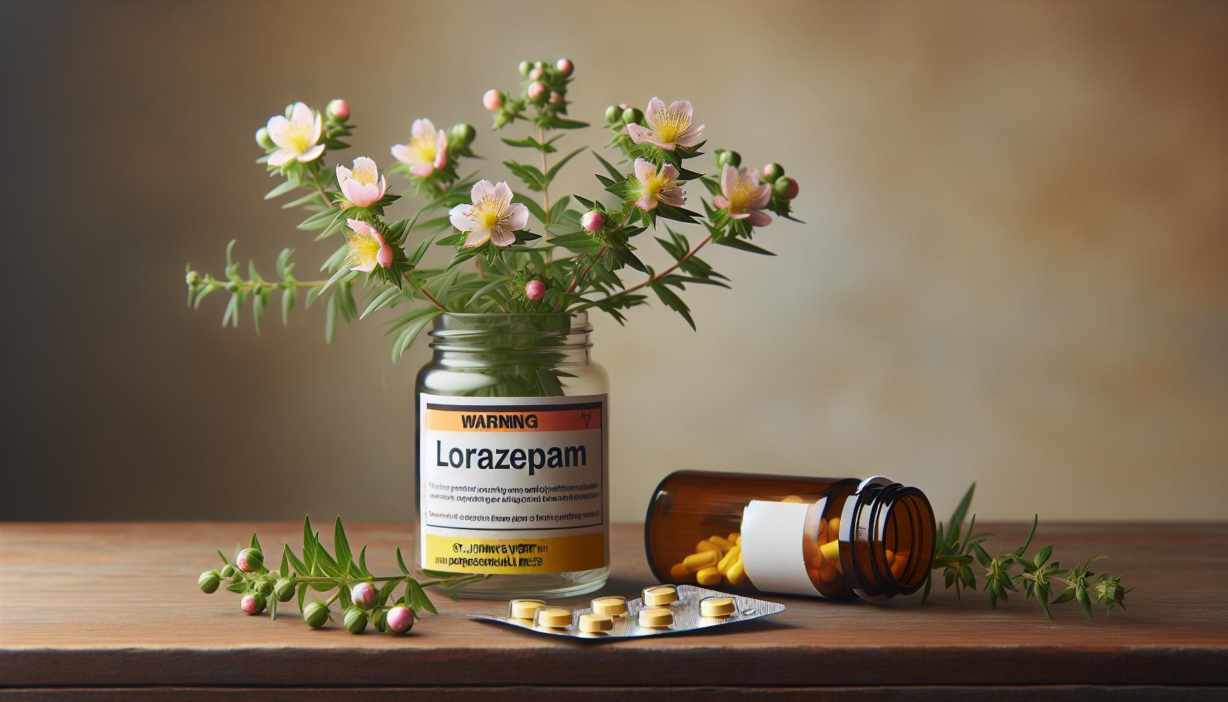 Riesgos de mezclar hipérico y lorazepam