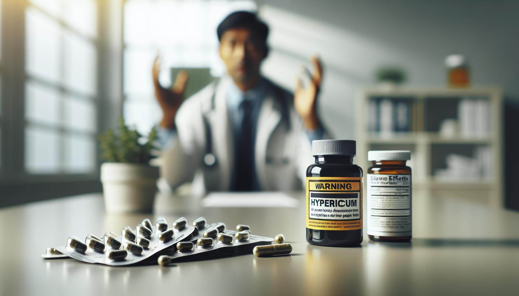 Seguridad y efectos secundarios del hipérico: Advertencias importantes