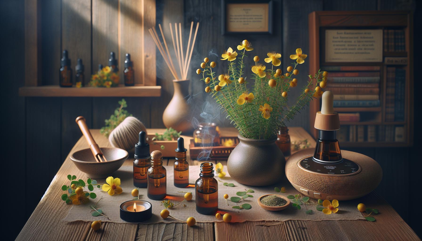 Usos Medicinales del Aceite Esencial de Hipérico
