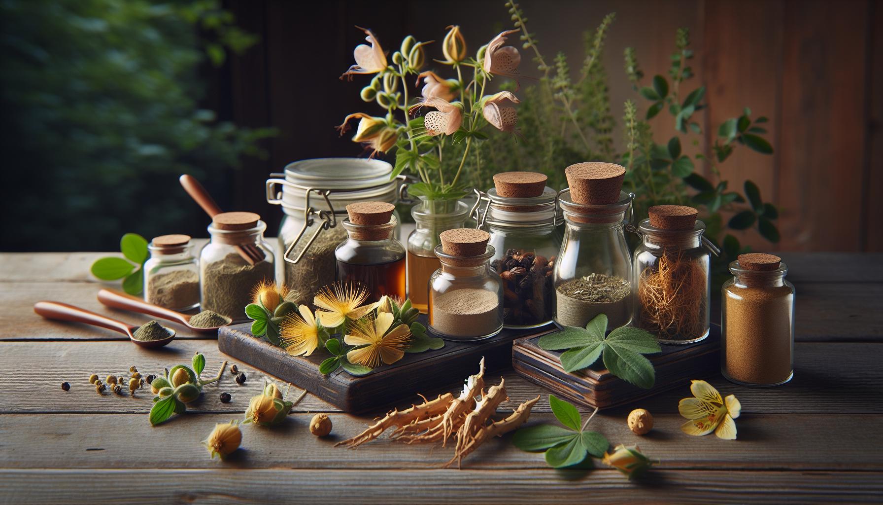 Usos medicinales del Hipérico y Ashwagandha