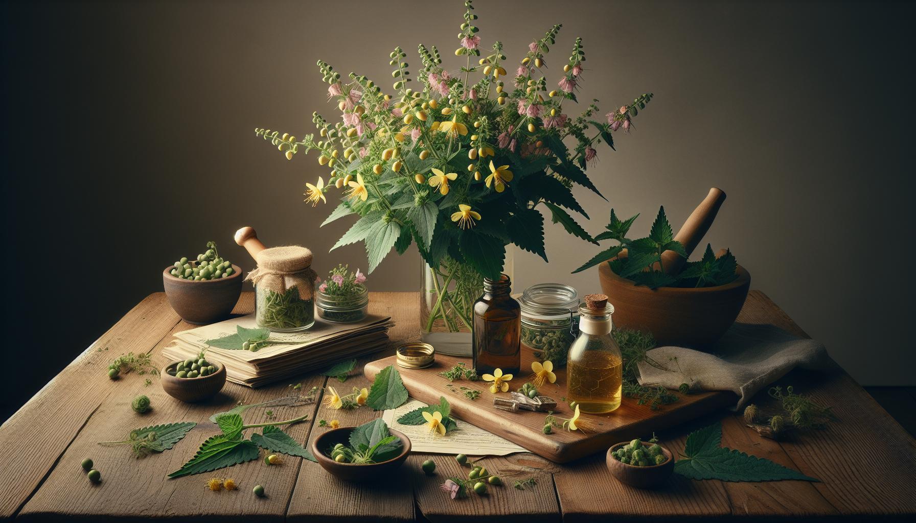 Usos Medicinales del Hipérico y Ortiga