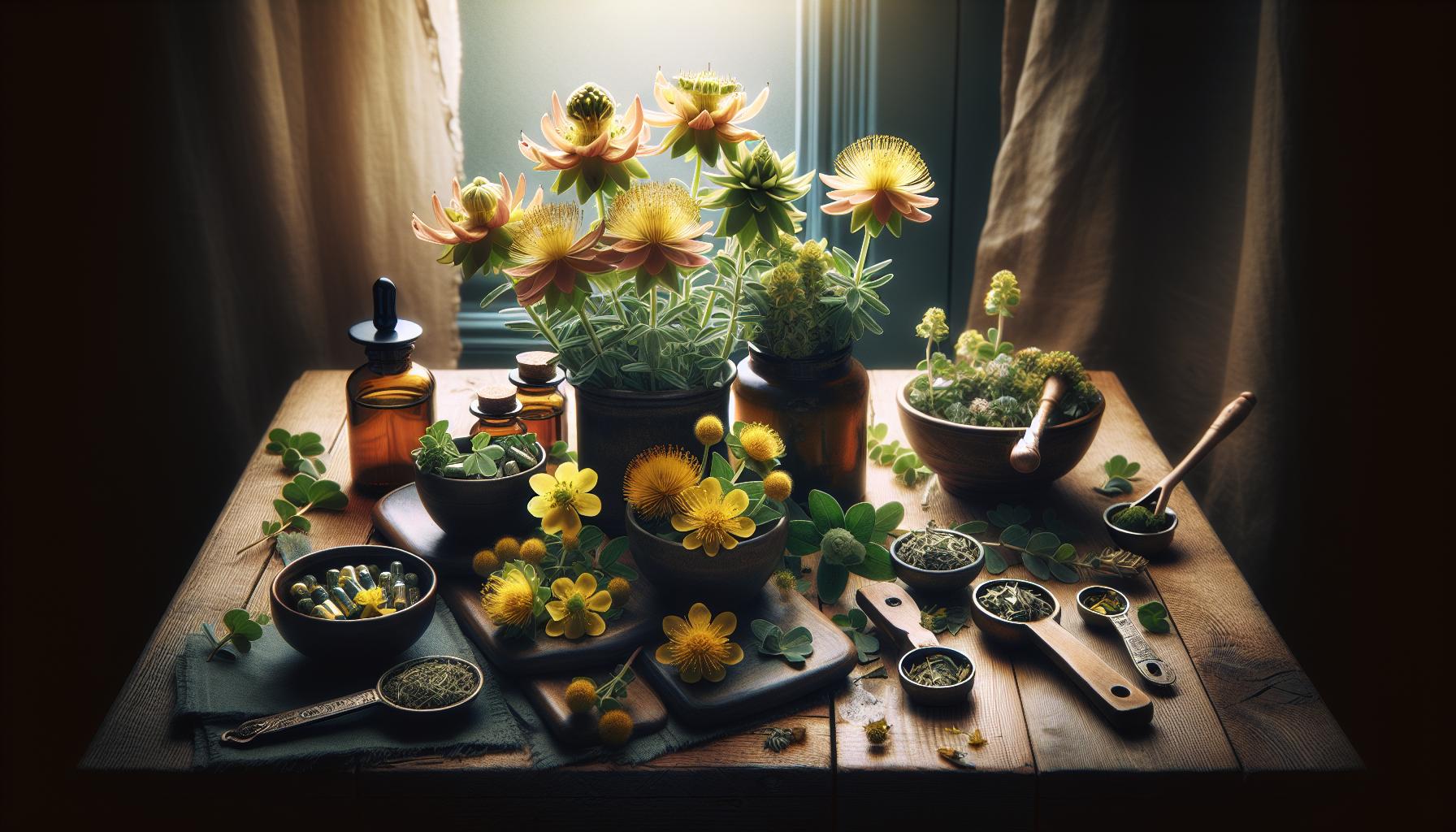 Usos Medicinales de la Rhodiola y el Hipérico